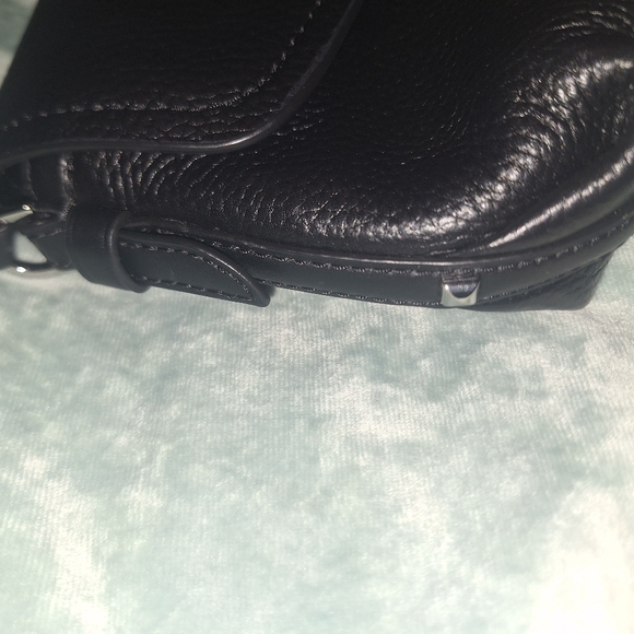 Michael Kors Black Leather Crossbody Bag - Picture 12 of 13